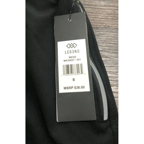 Legend Training Shorts Mens Small Black 7" Inseam New with Tags - Picture 2 of 5